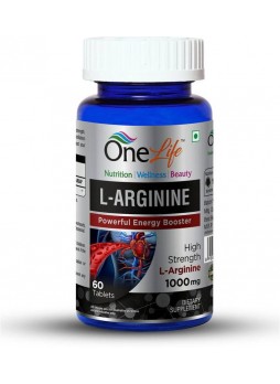 OneLife L-Arginine (Pre Workout Supplement) 60 Tablets 1000 Mg
